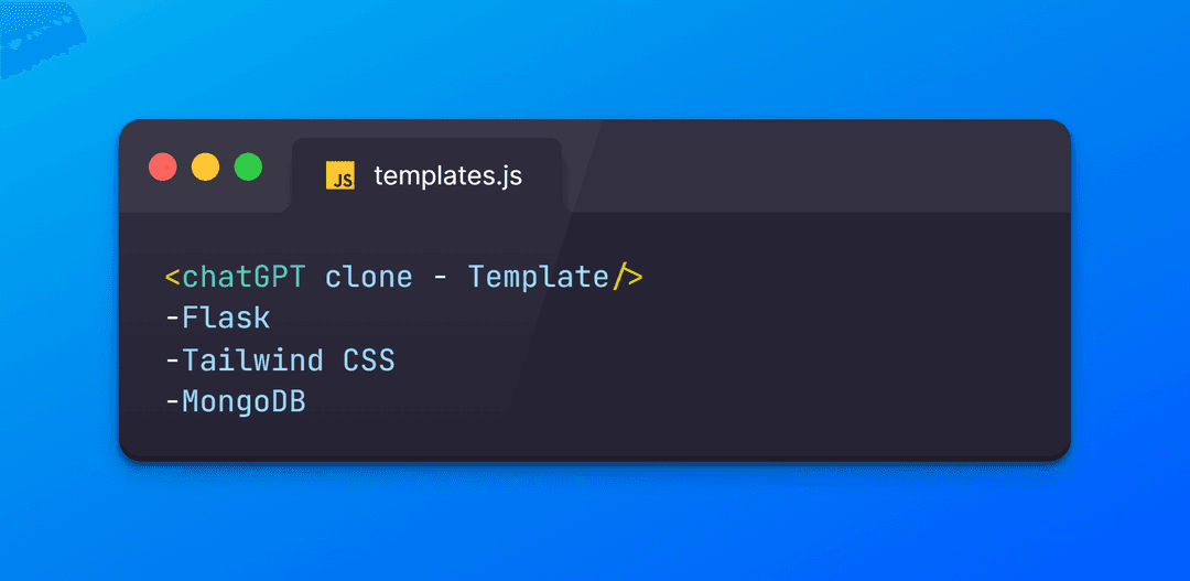 ChatGPT Clone - template