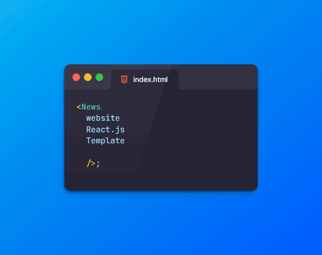 News Website - template
